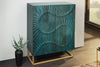 Cabinet Fossil 120cm Mango Wood Turquoise