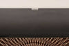 Floating TV Stand Illusion 160cm Mango Wood Black 3D Effect