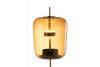 Floor Lamp Fiona Retro 168cm Brown Glass