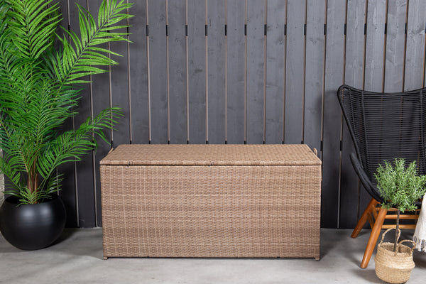 Outdoor Storage Box London 130x60cm Wicker Natural