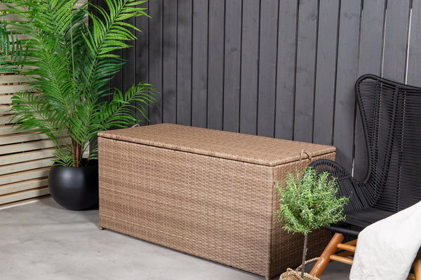 Outdoor Storage Box London 130x60cm Wicker Natural