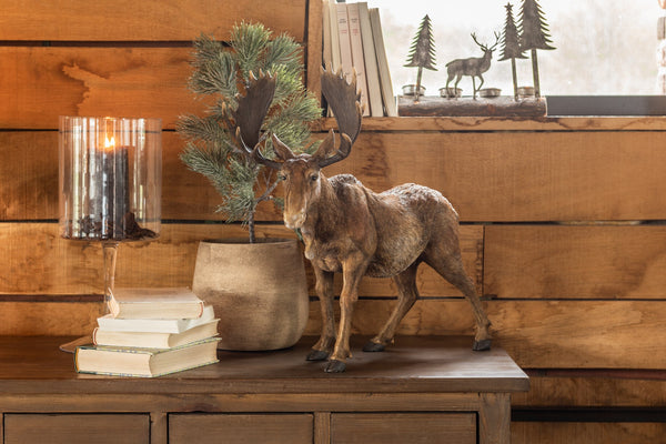 Decorative Figurine Elk Brown 50cm