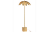 Floor Lamp Coconut Leaves 133cm Steel Gold