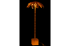 Floor Lamp Coconut Leaves 133cm Steel Gold