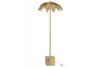 Floor Lamp Coconut Leaves 133cm Steel Gold