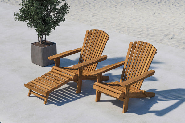 Sun Lounger Tropea 95cm Acacia Wood Natural