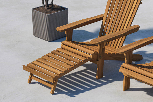 Sun Lounger Tropea 95cm Acacia Wood Natural