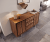 Sideboard Olympus Live-Edge 147cm Acacia Wood Brown