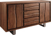 Sideboard Olympus Live-Edge 147cm Acacia Wood Brown