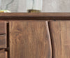 Sideboard Olympus Live-Edge 147-172 cm Acacia Wood Brown