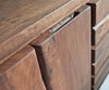 Sideboard Olympus Live-Edge 147-172 cm Acacia Wood Brown