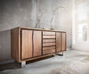 Sideboard Olympus Live-Edge 147-172 cm Acacia Wood Brown