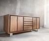Sideboard Olympus Live-Edge 147-172 cm Acacia Wood Brown