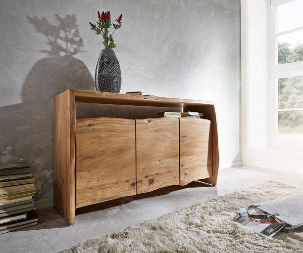 Sideboard Olympus Live-Edge 145 cm Acacia Wood Natural