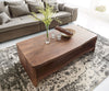 Coffee Table Olympus Live-Edge 130x60cm Acacia Wood Brown