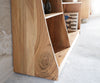 Freestanding Shelf Olympus Live-Edge 120cm Acacia Wood Natural Right