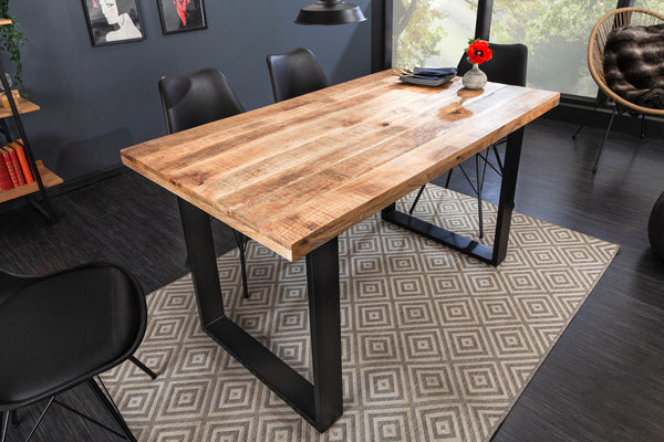 Dining Table Blacksmith 160cm Mango Wood Natural