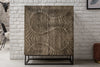 Cabinet Fossil 120cm Acacia Wood Grey