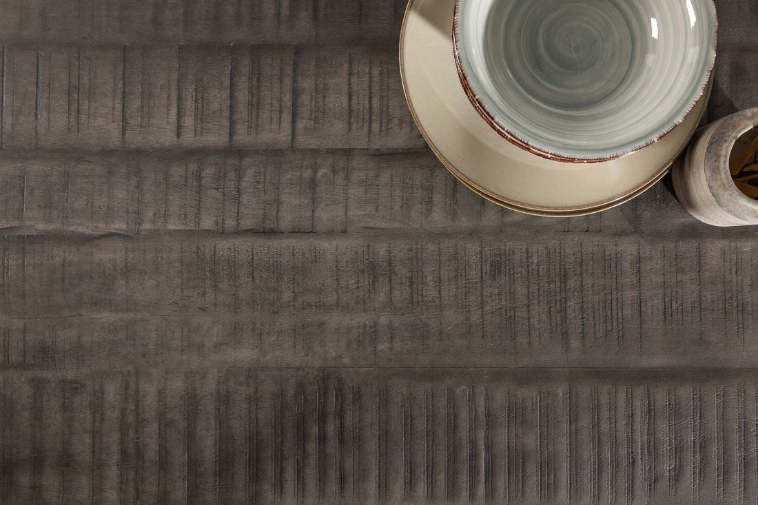 Dining Table Titan 200cm Mango Wood Grey