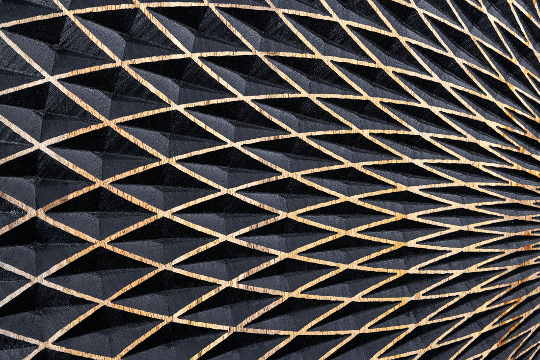 Cabinet Illusion 120cm Mango Wood Black