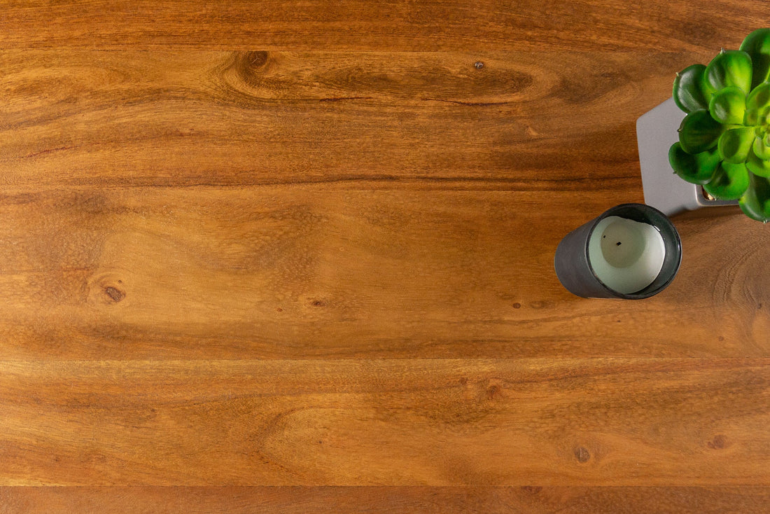Coffee Table Monolith 110cm Acacia Wood Honey