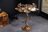 Side Table Birds 62cm Metal Brass