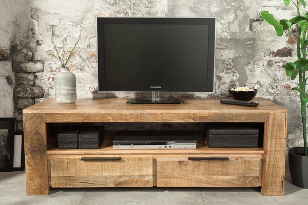 TV Stand Blacksmith 130cm Mango Wood Natural