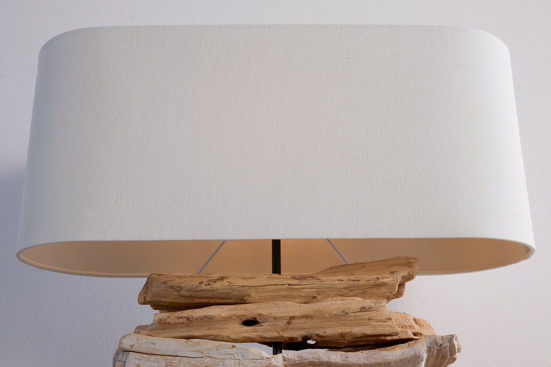 Table Lamp Riverine II 50cm Driftwood Beige