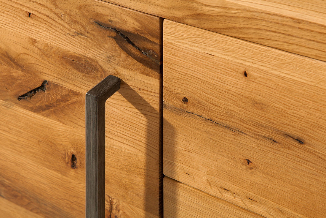 Sideboard Viking 200cm Wild Oak Wood Natural