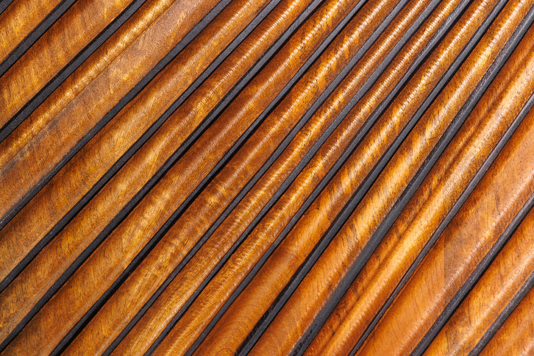 Cabinet Line Art 120cm Mango Wood Brown