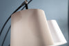 Floor Lamp Levels 205cm Metal Black Grey