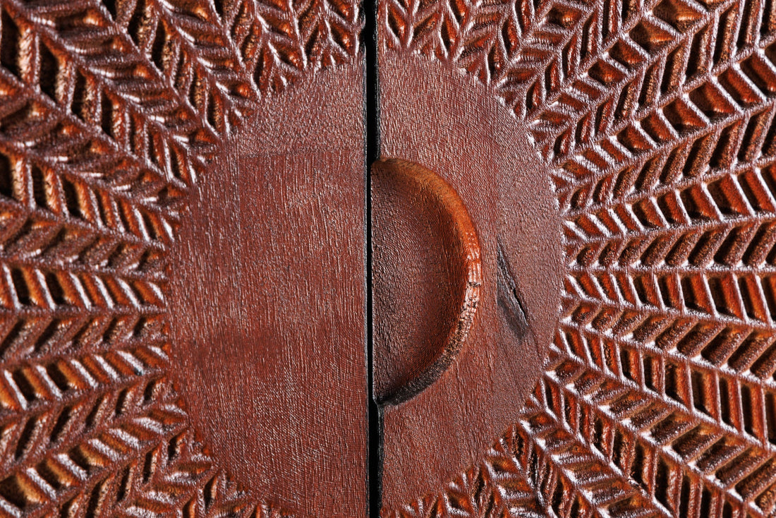 Cabinet Lotus 120cm Mango Wood Black