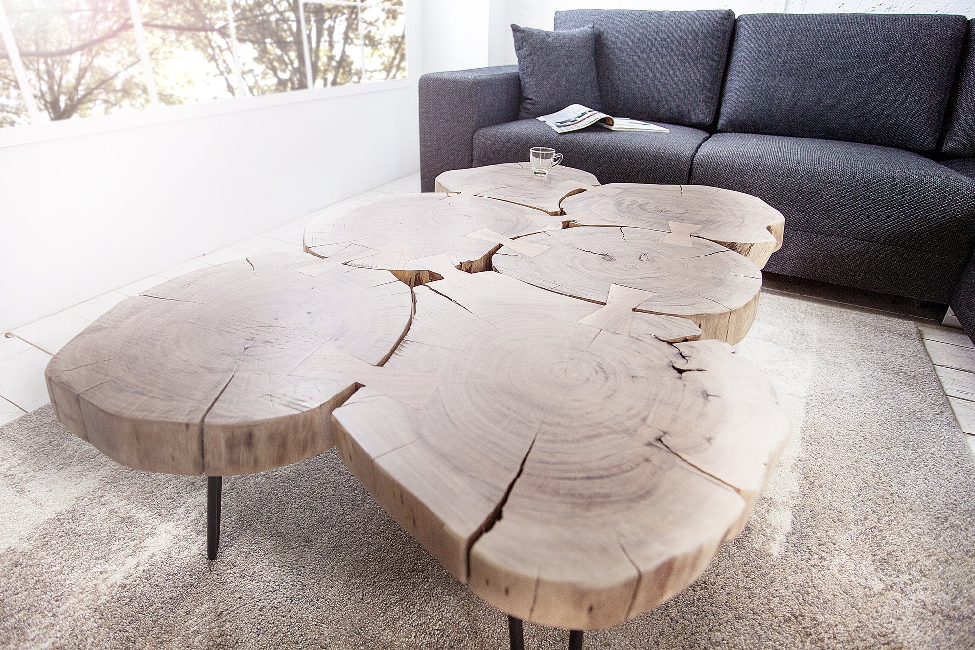 Coffee Table Goa 110cm Acacia Wood Natural