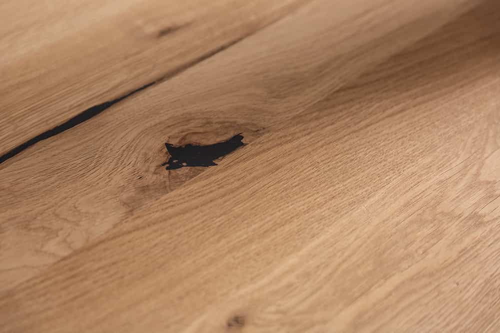 Dining Table Grande 200cm Wild Oak Wood Natural