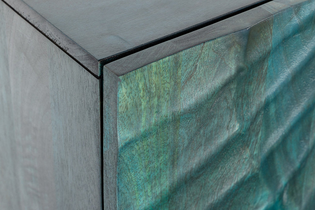 Sideboard Fossil 177cm Mango Wood Turquoise