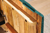 TV Stand Golden Eye 180cm Mango Wood Turquoise Gold