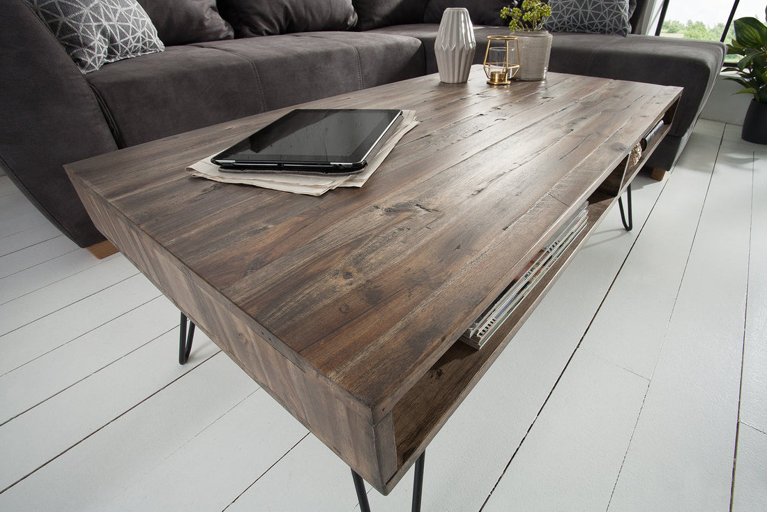 Coffee Table Scorpion 110cm Acacia Wood Grey