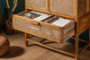 Cabinet Bamboo Lounge 140cm Mango Wood Natural