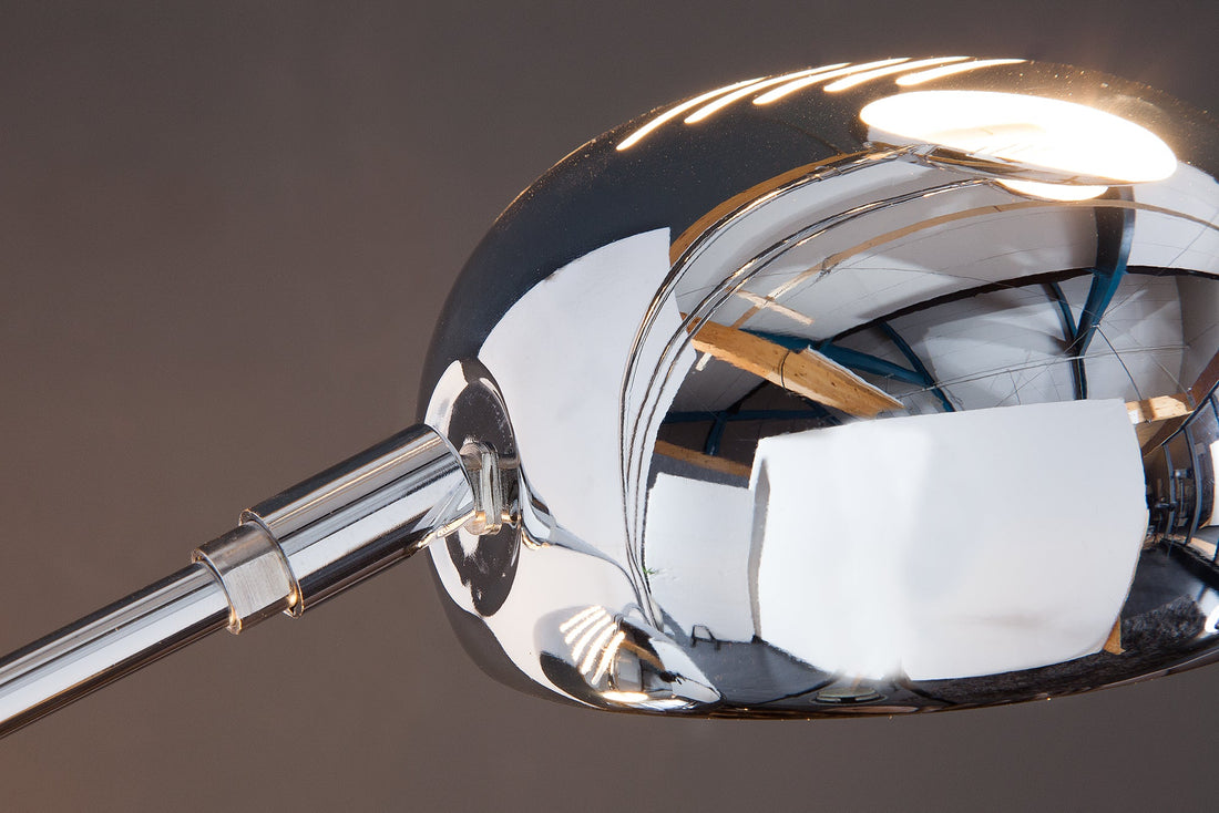 Five Lights Floor Lamp 205cm Metal Chrome