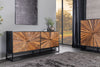 Sideboard Barracuda 177cm Mango Wood Black Teak Wood Brown