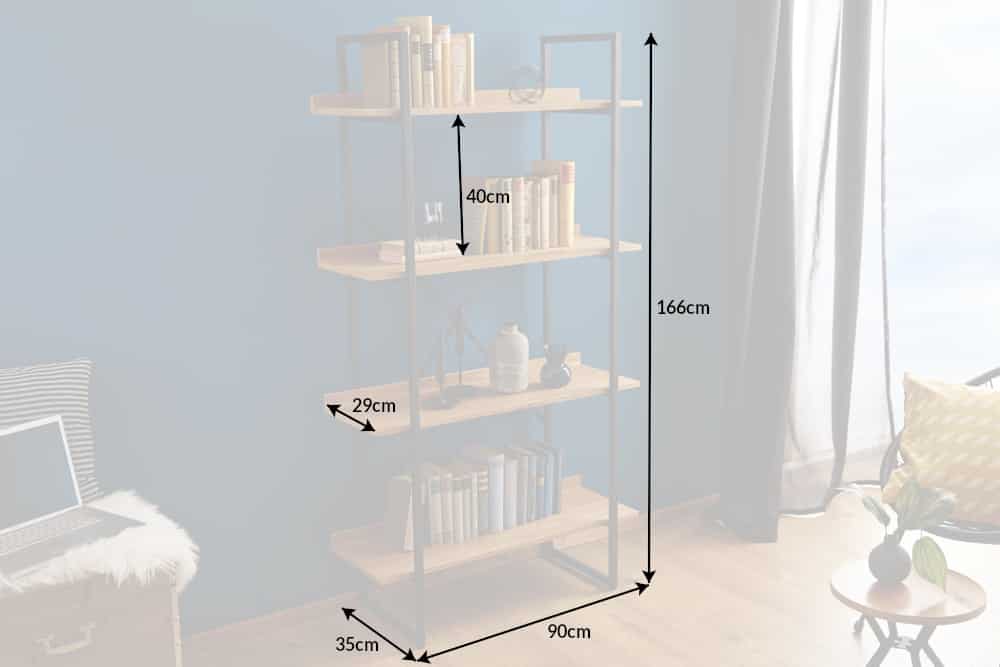 Shelf Rack Fortress 166cm Oak Look Natural