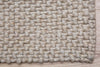 Hand-woven Rug Loop 240x160cm Wool Beige