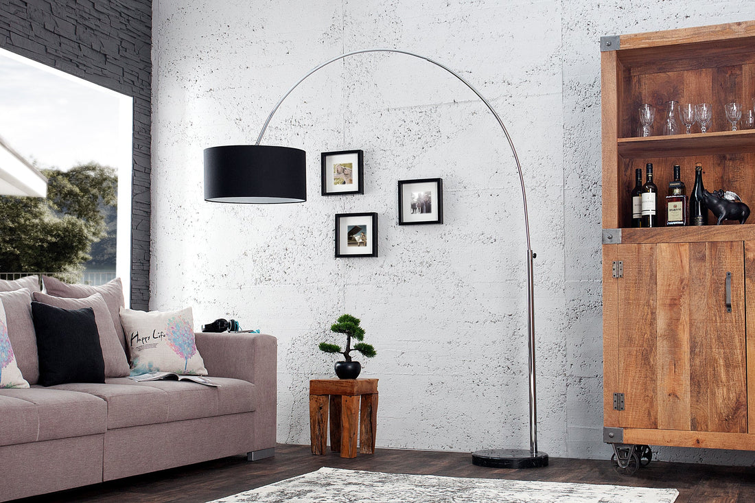 Floor Lamp Big Bow 170-200cm Black