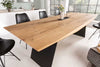 Dining Table Grande 240cm Wild Oak Wood Natural