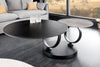 Rotating Coffee Table Axis 80-134cm Ceramic Grey
