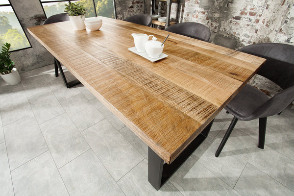 Dining Table Blacksmith 200cm Mango Wood Natural