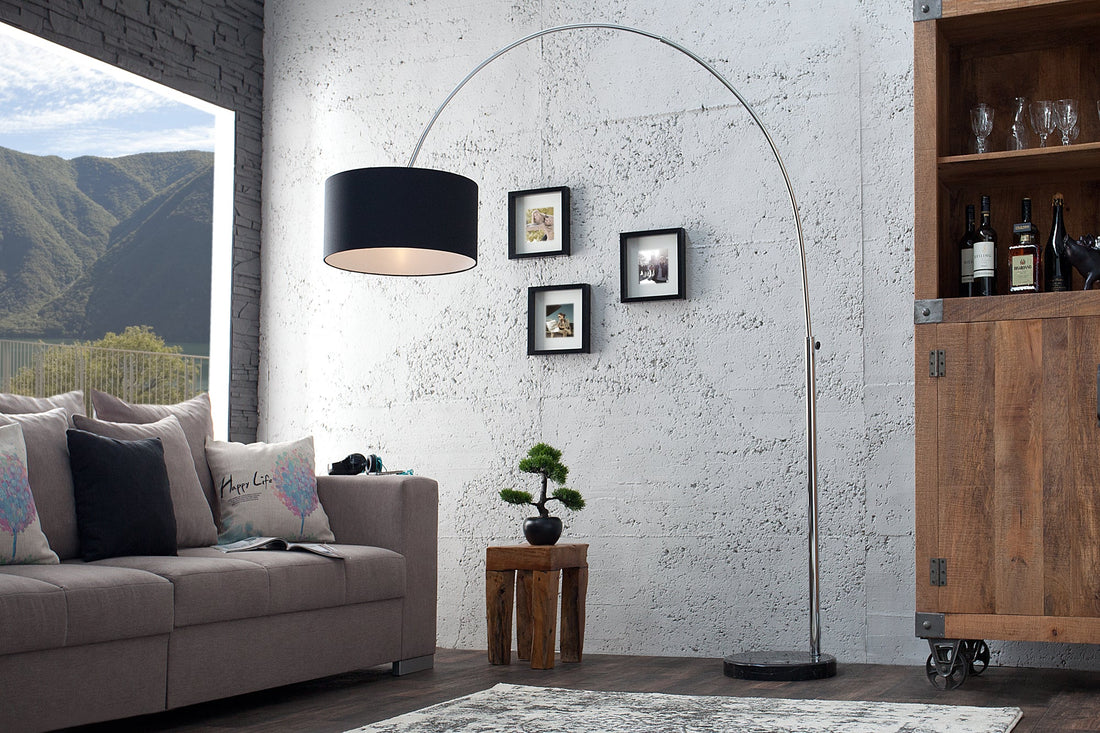 Floor Lamp Big Bow 170-200cm Black