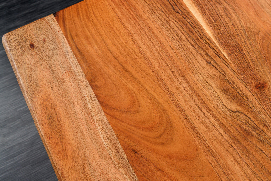 Height-Adjustable Desk Monolith 120cm Acacia Wood Natural