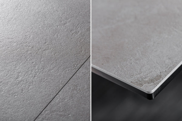 Dining Table Helios 180-220-260cm Ceramic Concrete Look