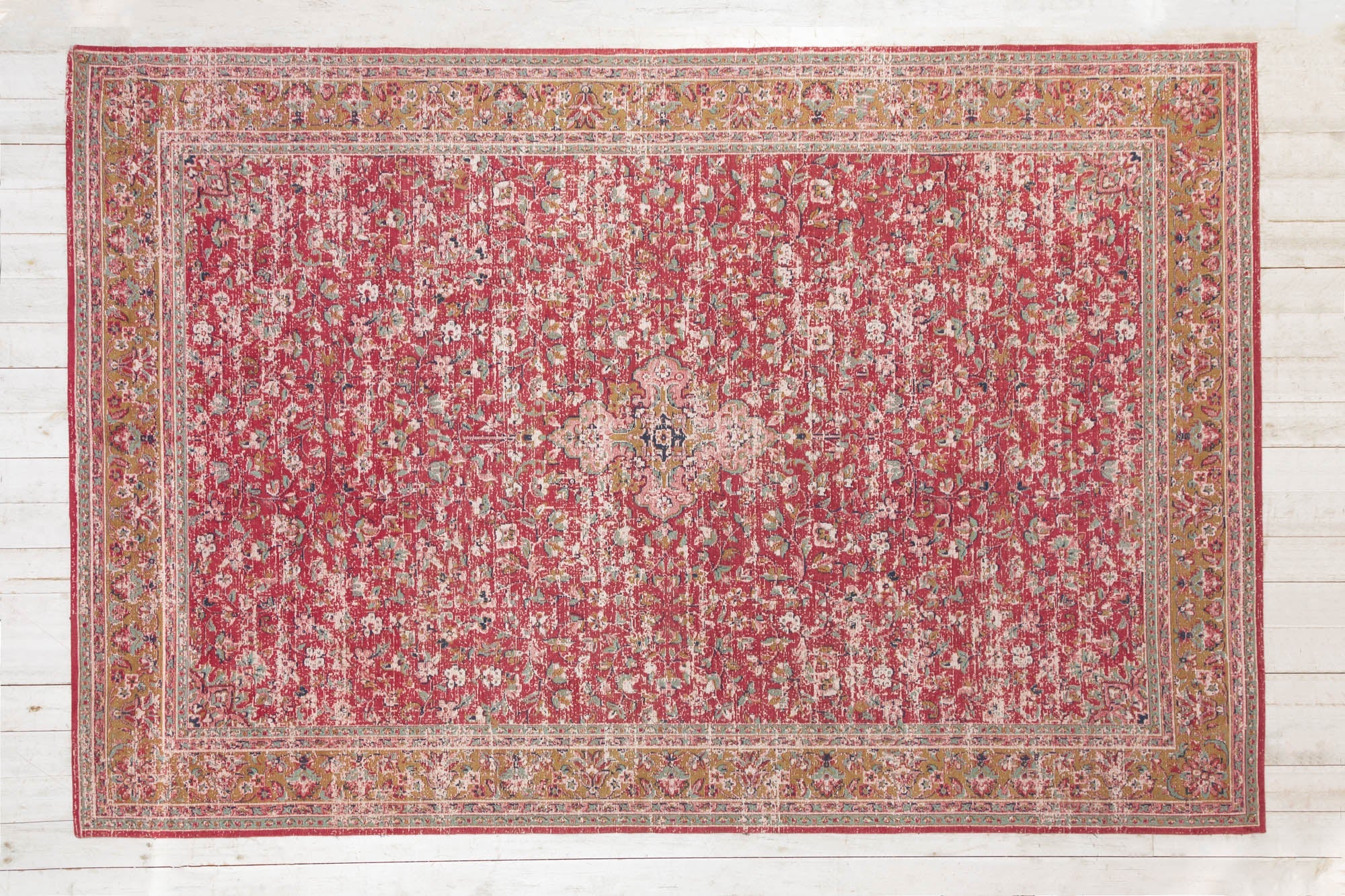 Rug Old Marrakech 350x240cm Cotton Red